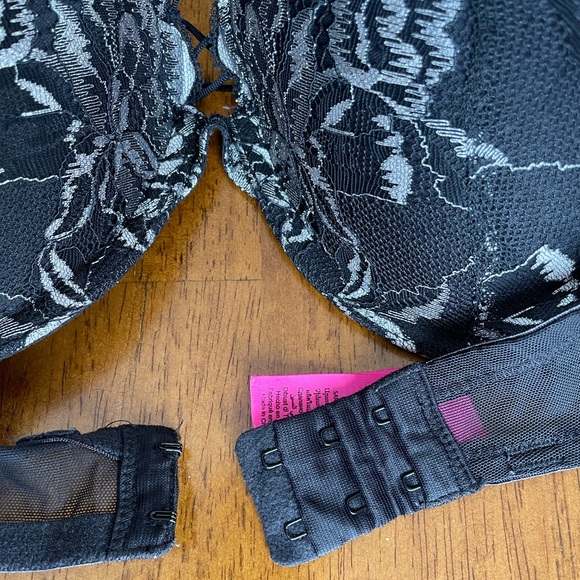 La SENZA BEYOND SEXY Padded Strappy Lacy Mesh Corset Push-Up Size 34DD - Picture 14 of 16